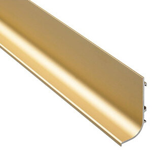 Greeplijst L-profiel, mat goud, 2500 mm