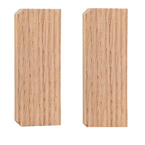 Houten Eindkapje C-profiel Eiken