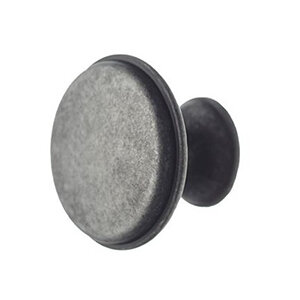 Knop Cento, antique zilver