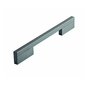 Greep voor o.a. Siemens koelkasten, antraciet geborsteld