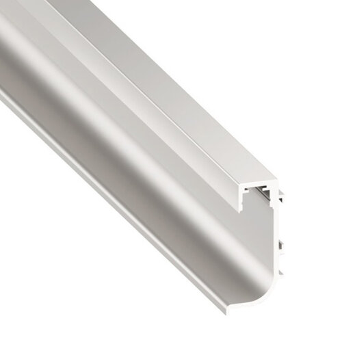Greeplijst L-profiel geschikt voor led, RVS look, lengte 5000 mm