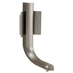 Binnenhoek voor L-profiel, RVS-look