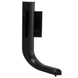 Binnenhoek voor L-profiel, zwart