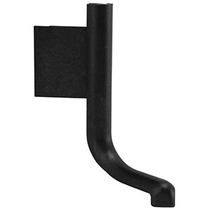 Buitenhoek voor L-profiel, zwart