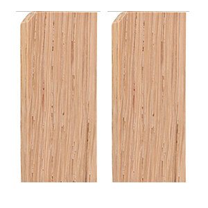 Houten Eindkapje L-profiel Eiken