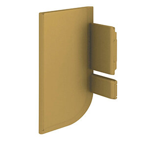 Eindkapje L-profiel links, mat goud