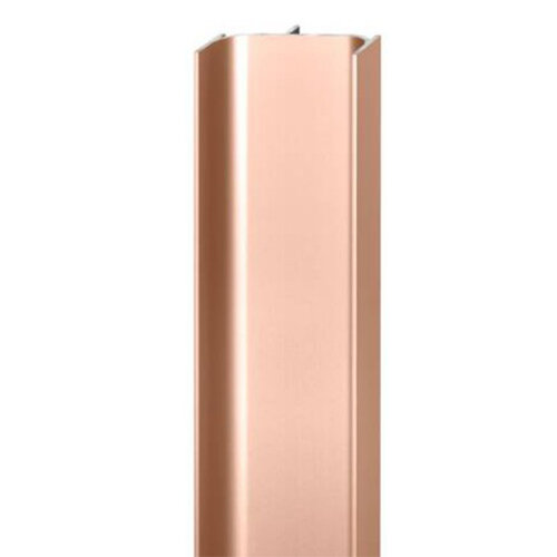 Verticale Greeplijst, C-profiel, koper, 5000 mm