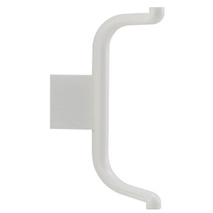Buitenhoek voor C-profiel, wit