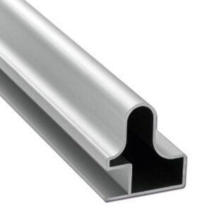 Greeplijst, aluminium tbv 18 mm