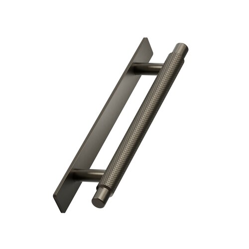 Greep Manor Mat brons met voetplaat, lengte 254 mm