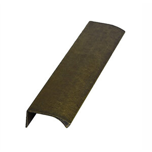 Greep Edge Straight, met schroefbevestiging, donker antiek brons