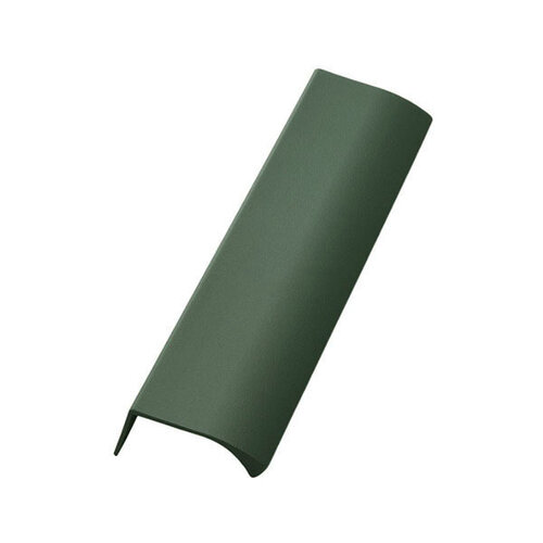 Greep Edge Straight, met schroefbevestiging, bosgroen gecoat