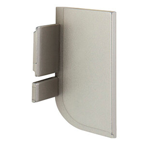 Eindkapjes L-profiel rechts, aluminium