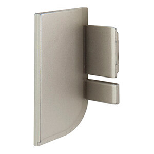 Eindkapjes L-profiel links, aluminium