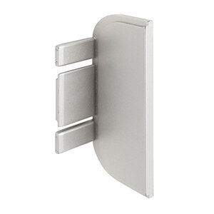 Eindkapjes C-profiel, RVS-look